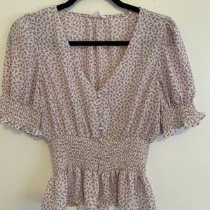 Flowery Blouse